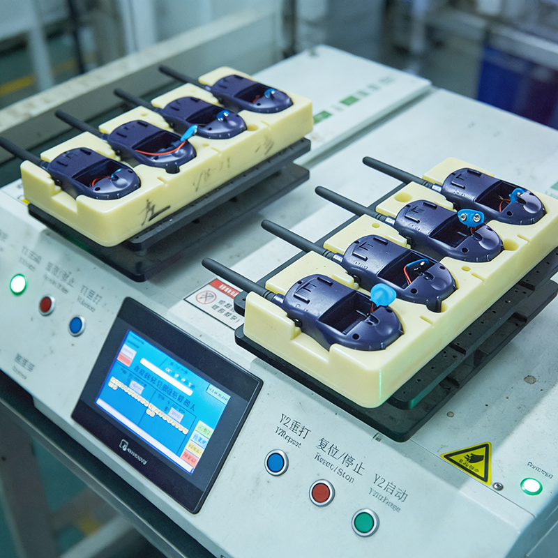 kids walkie talkie assembly line