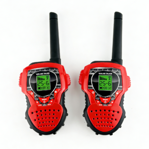 kids walkie talkies 100m range aa battery lcd display