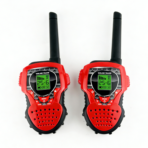 kids walkie talkies 100m range aa battery lcd display